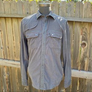 Armani Exchange Utility Button Down Shirt